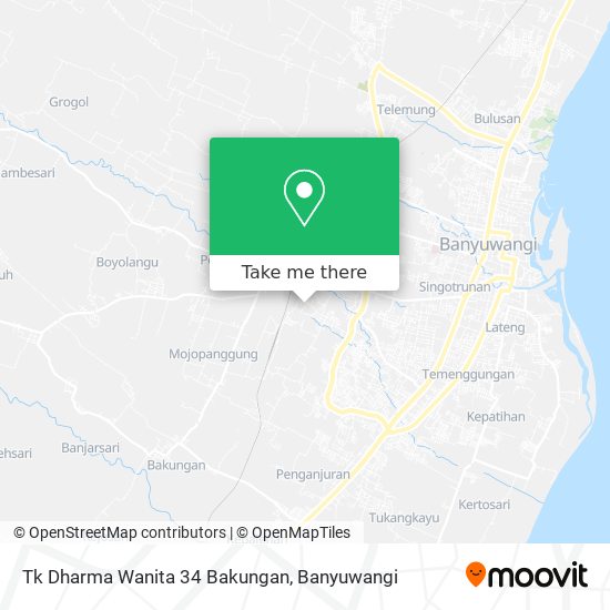 Tk Dharma Wanita 34 Bakungan map