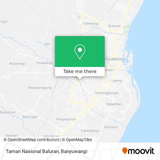 Taman Nasional Baluran map