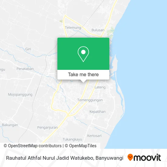 Rauhatul Athfal Nurul Jadid Watukebo map