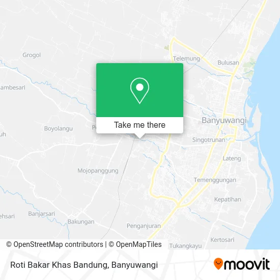 Roti Bakar Khas Bandung map