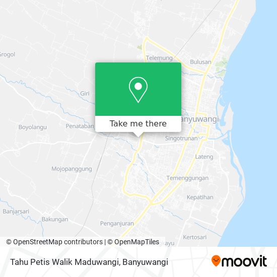 Tahu Petis Walik Maduwangi map