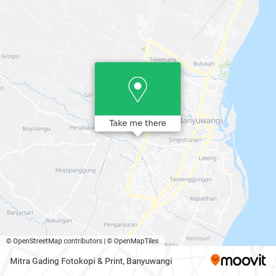 Mitra Gading Fotokopi & Print map