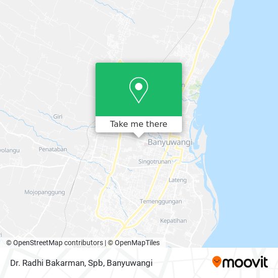 Dr. Radhi Bakarman, Spb map