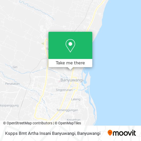 Kspps Bmt Artha Insani Banyuwangi map