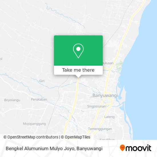 Bengkel Alumunium Mulyo Joyo map