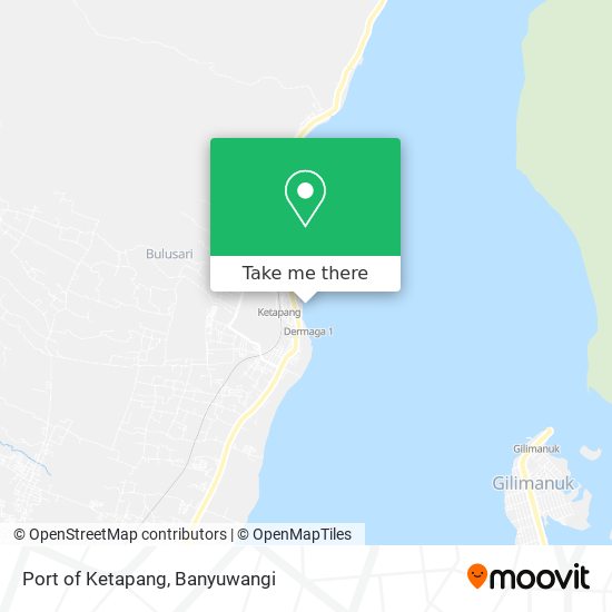 Port of Ketapang map