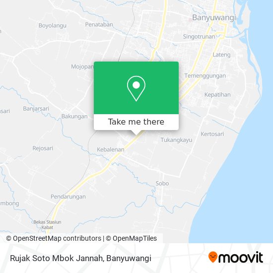 Rujak Soto Mbok Jannah map