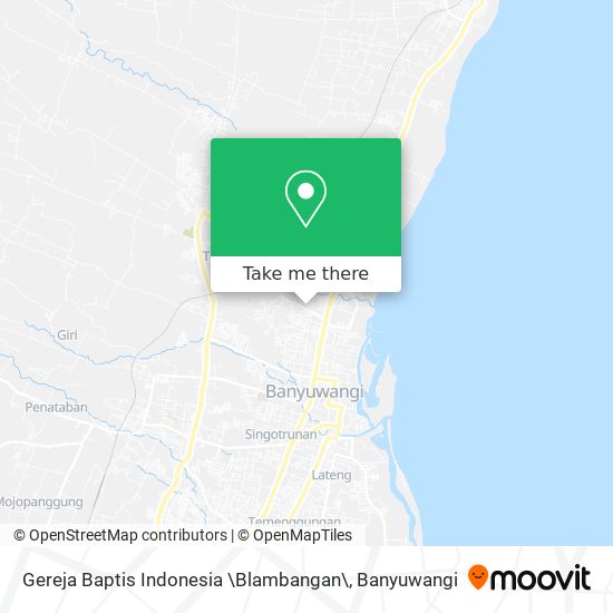 Gereja Baptis Indonesia \Blambangan\ map