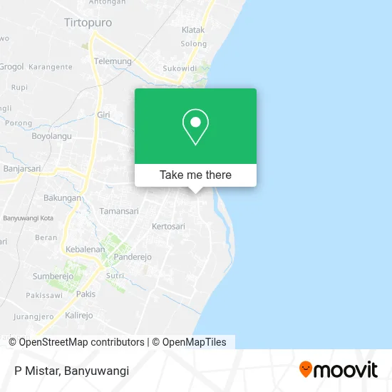 P Mistar map