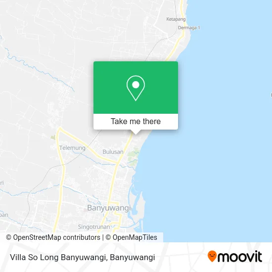 Villa So Long Banyuwangi map