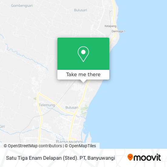 Satu Tiga Enam Delapan (Sted). PT map