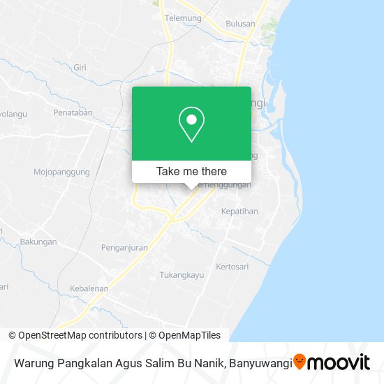 Warung Pangkalan Agus Salim Bu Nanik map