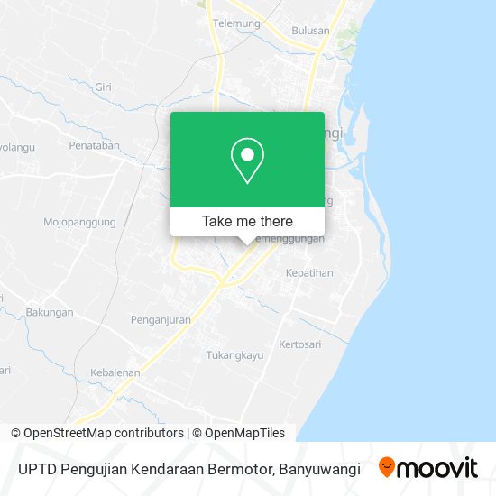 UPTD Pengujian Kendaraan Bermotor map