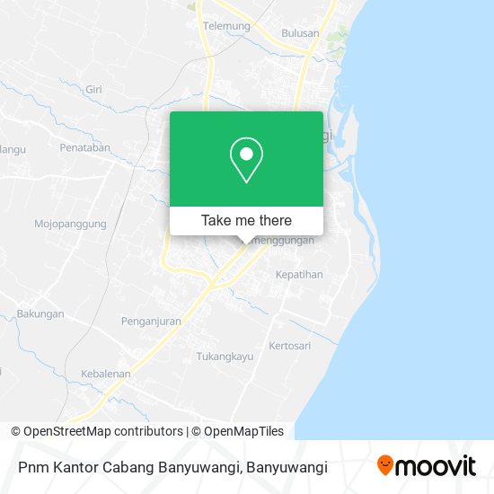 Pnm Kantor Cabang Banyuwangi map