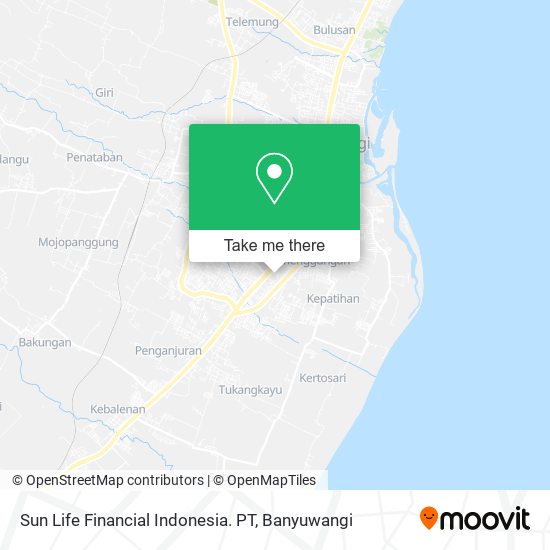 Sun Life Financial Indonesia. PT map