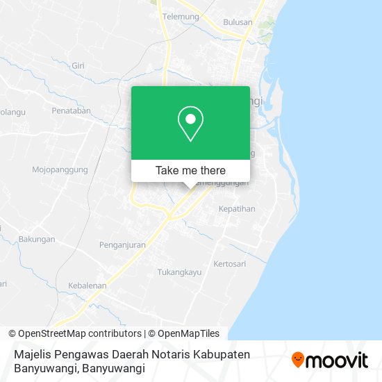 Majelis Pengawas Daerah Notaris Kabupaten Banyuwangi map