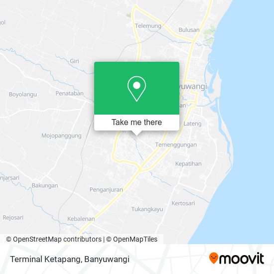 Terminal Ketapang map