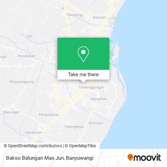 Bakso Balungan Mas Jun map