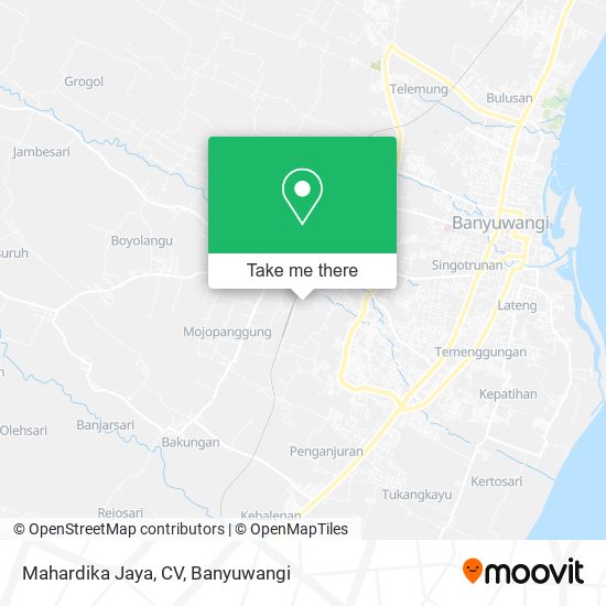 Mahardika Jaya, CV map