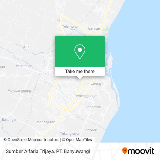 Sumber Alfaria Trijaya. PT map