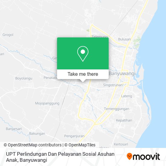 UPT Perlindungan Dan Pelayanan Sosial Asuhan Anak map