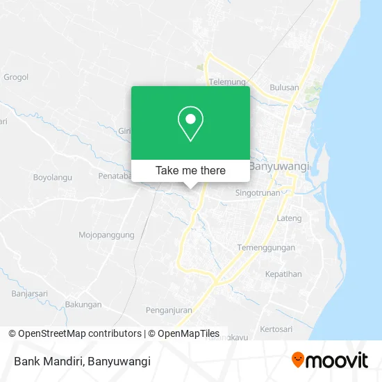 Bank Mandiri map