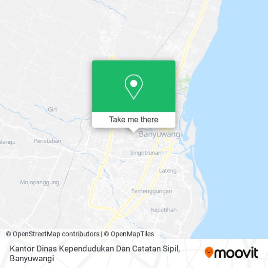 Kantor Dinas Kependudukan Dan Catatan Sipil map