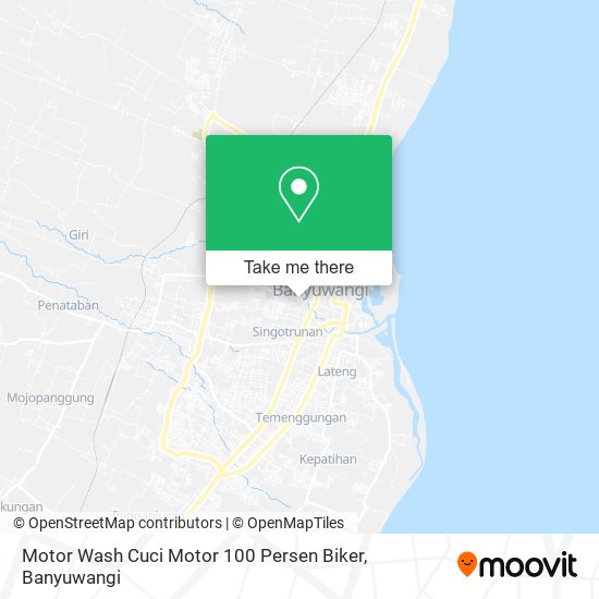 Motor Wash Cuci Motor 100 Persen Biker map