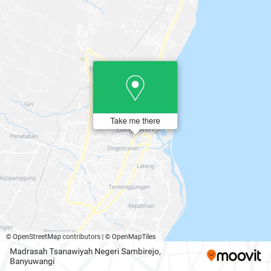 Madrasah Tsanawiyah Negeri Sambirejo map