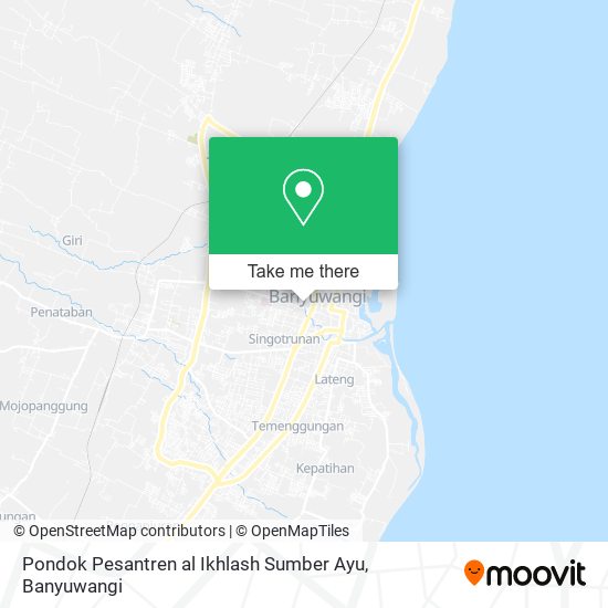 Pondok Pesantren al Ikhlash Sumber Ayu map