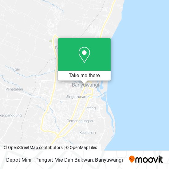 Depot Mini - Pangsit Mie Dan Bakwan map