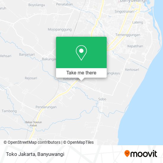 Toko Jakarta map