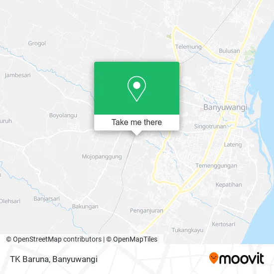 TK Baruna map