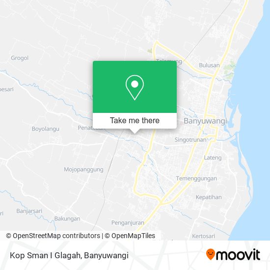 Kop Sman I Glagah map