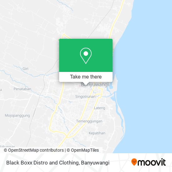 Black Boxx Distro and Clothing map