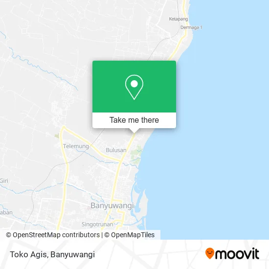 Toko Agis map
