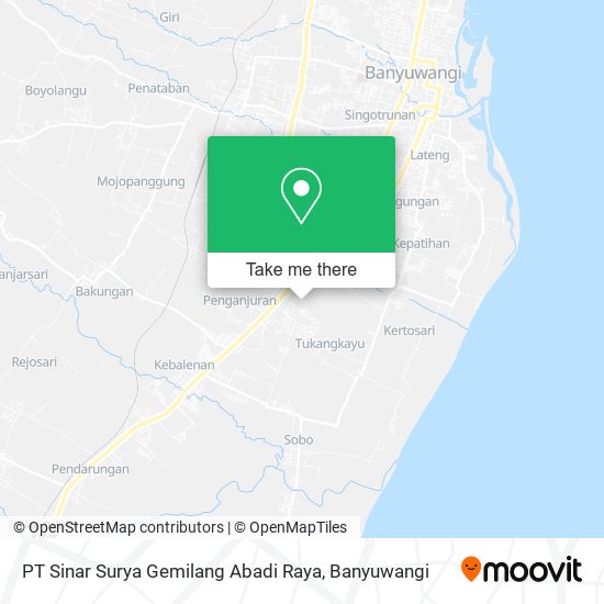PT Sinar Surya Gemilang Abadi Raya map