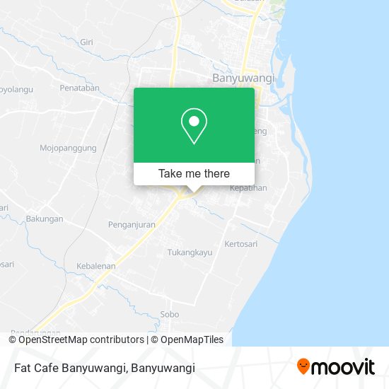 Fat Cafe Banyuwangi map