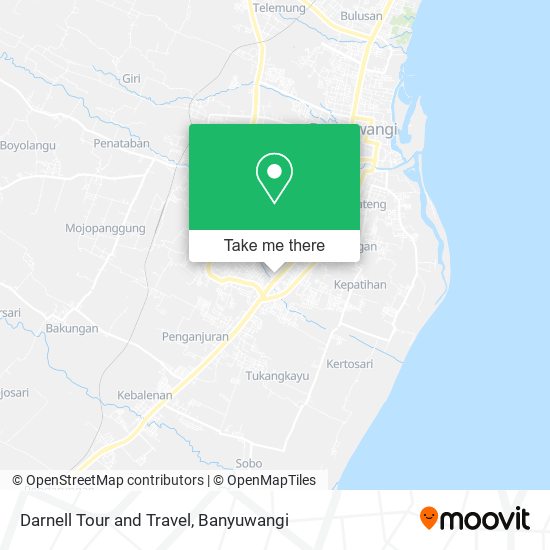 Darnell Tour and Travel map