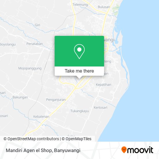 Mandiri Agen el Shop map