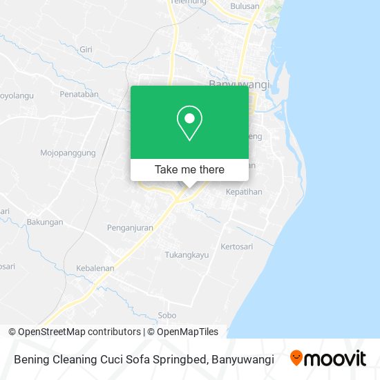 Bening Cleaning Cuci Sofa Springbed map