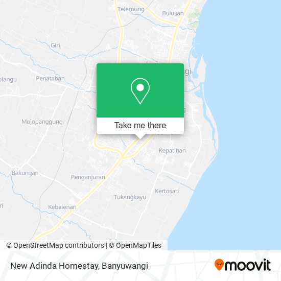 New Adinda Homestay map