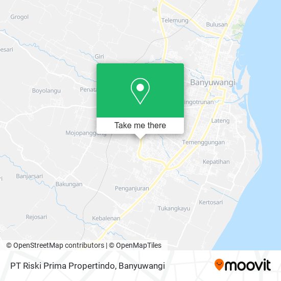PT Riski Prima Propertindo map