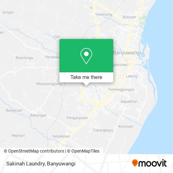 Sakinah Laundry map