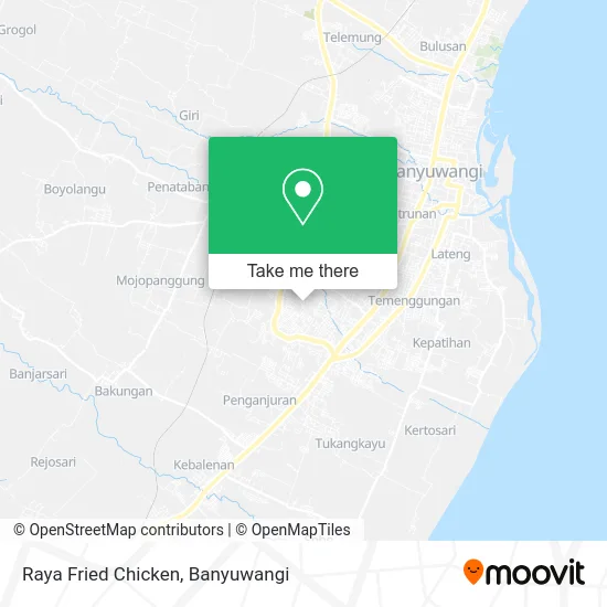 Raya Fried Chicken map
