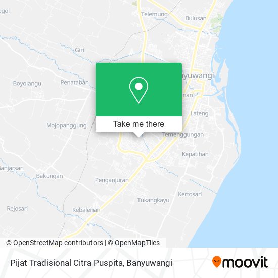 Pijat Tradisional Citra Puspita map