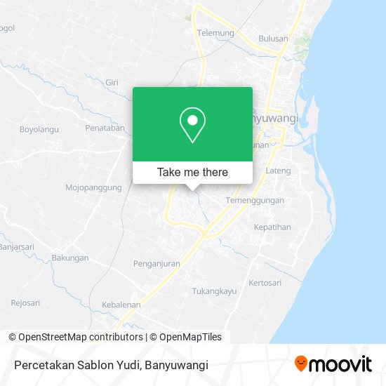 Percetakan Sablon Yudi map