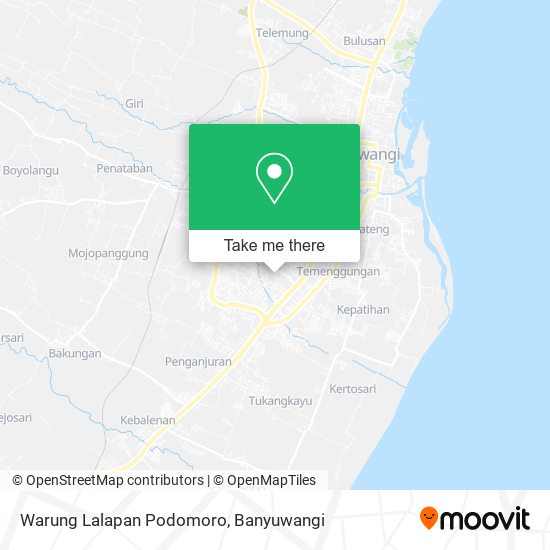 Warung Lalapan Podomoro map
