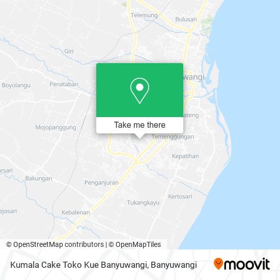 Kumala Cake Toko Kue Banyuwangi map