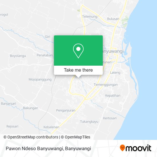 Pawon Ndeso Banyuwangi map